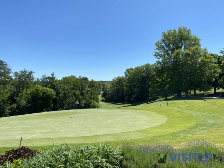 Golf course beside The Leland Lodge