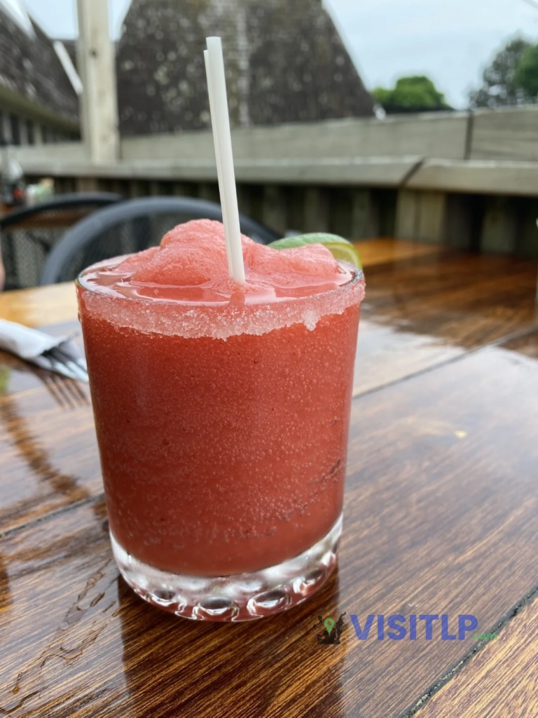 Frozen drink at The Cove in Leland