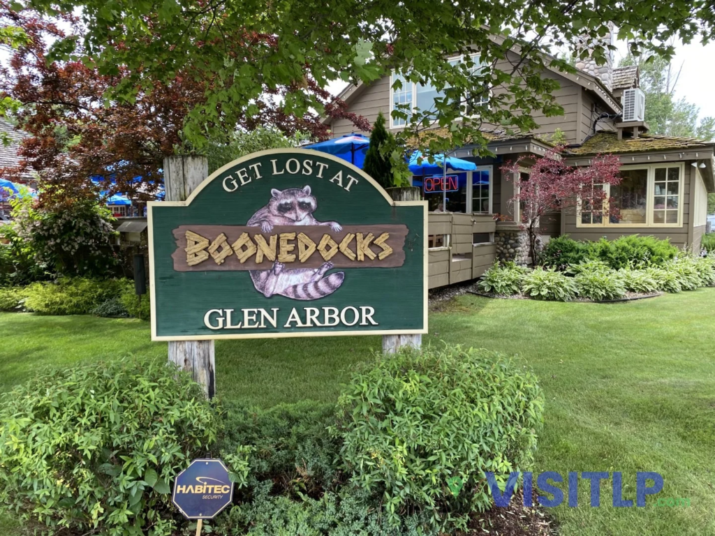 Boonedocks sign in Glen Arbor