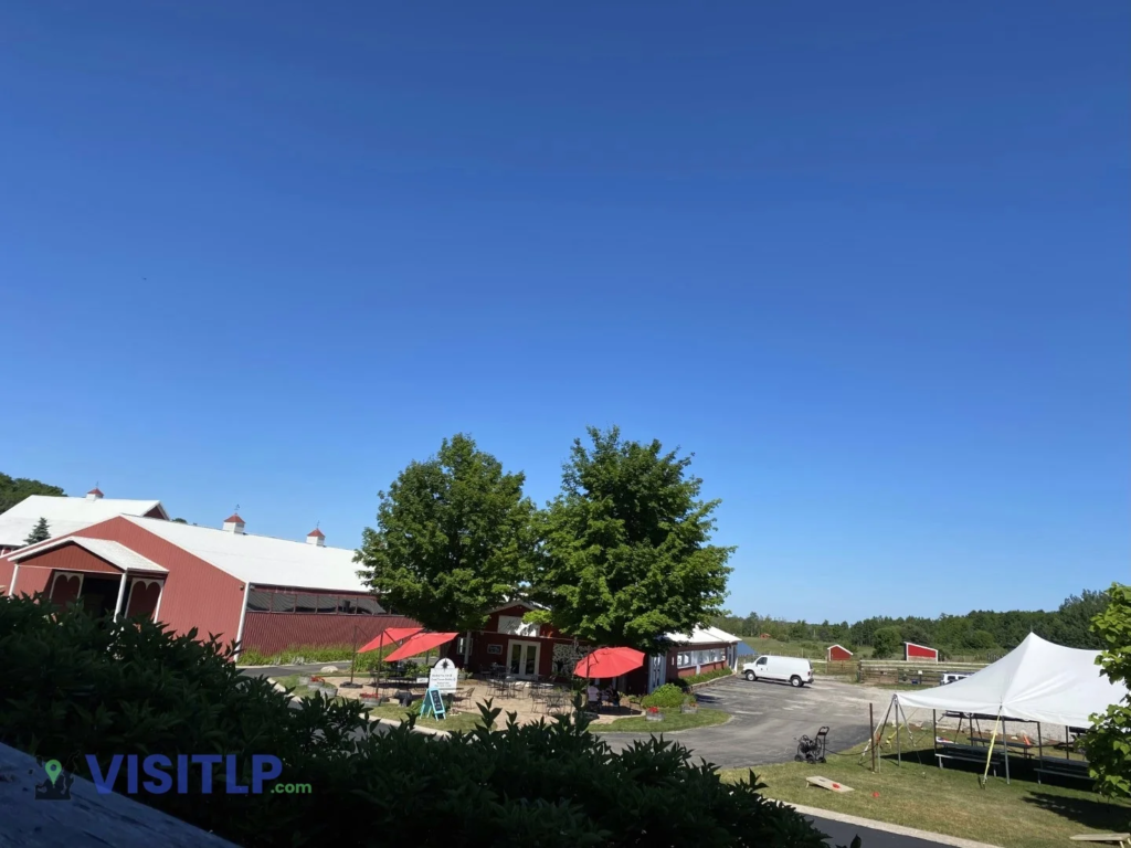 Courtyard at Black Star Farms in Suttons Bay