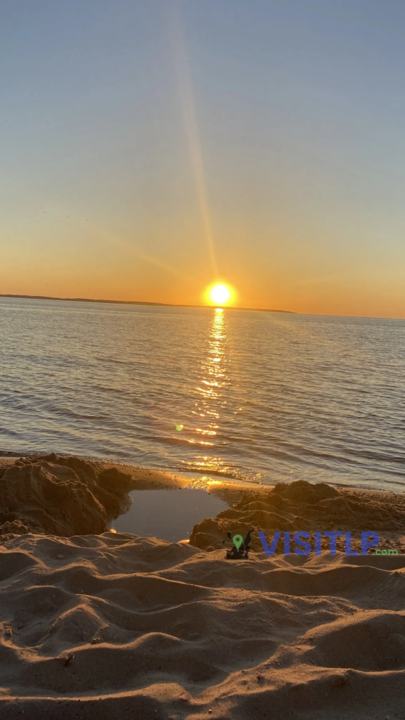 Sunset over Lake Michigan